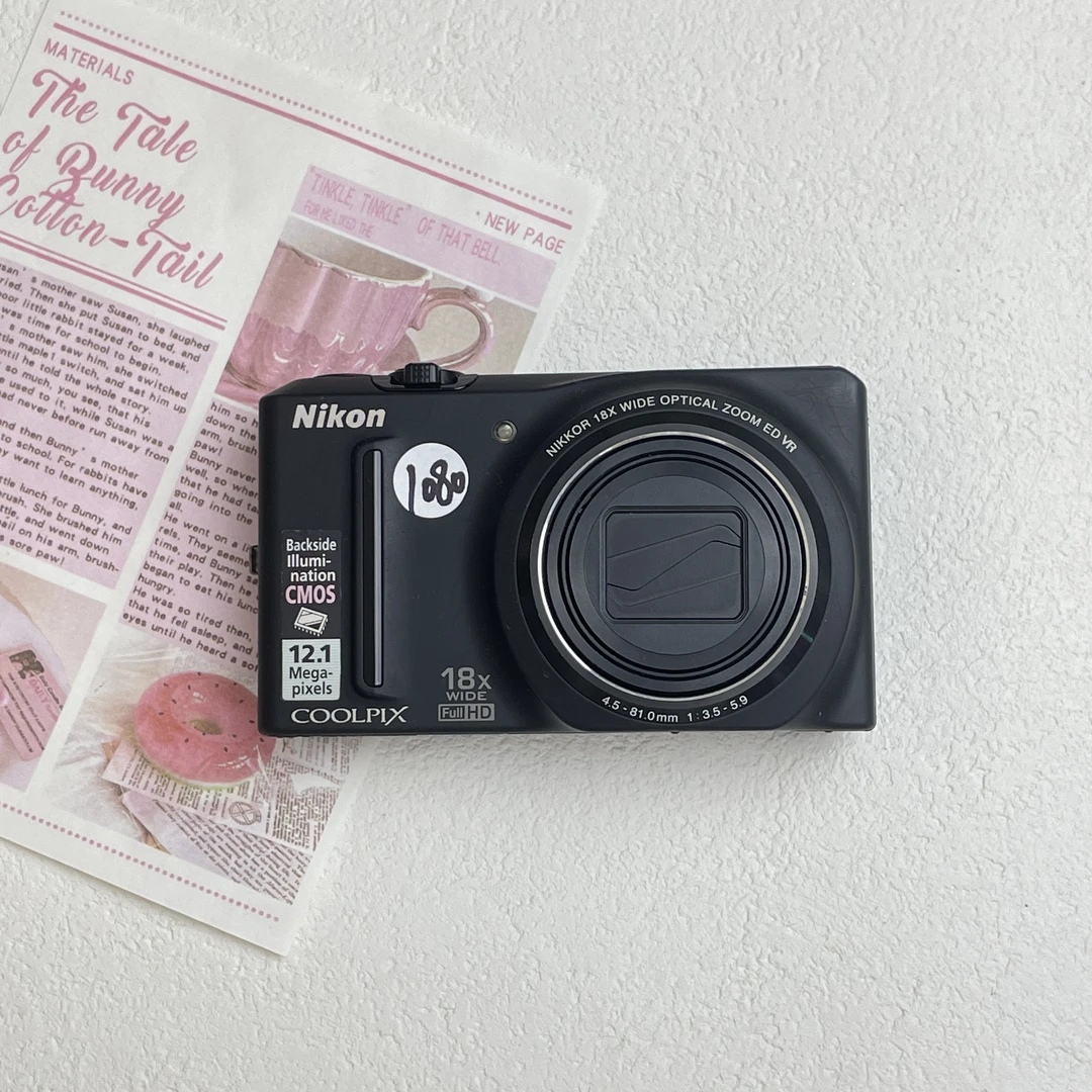 9新 Nikon/尼康 尼康S9100 小长焦相机拍照黑色摄影复古高清自拍