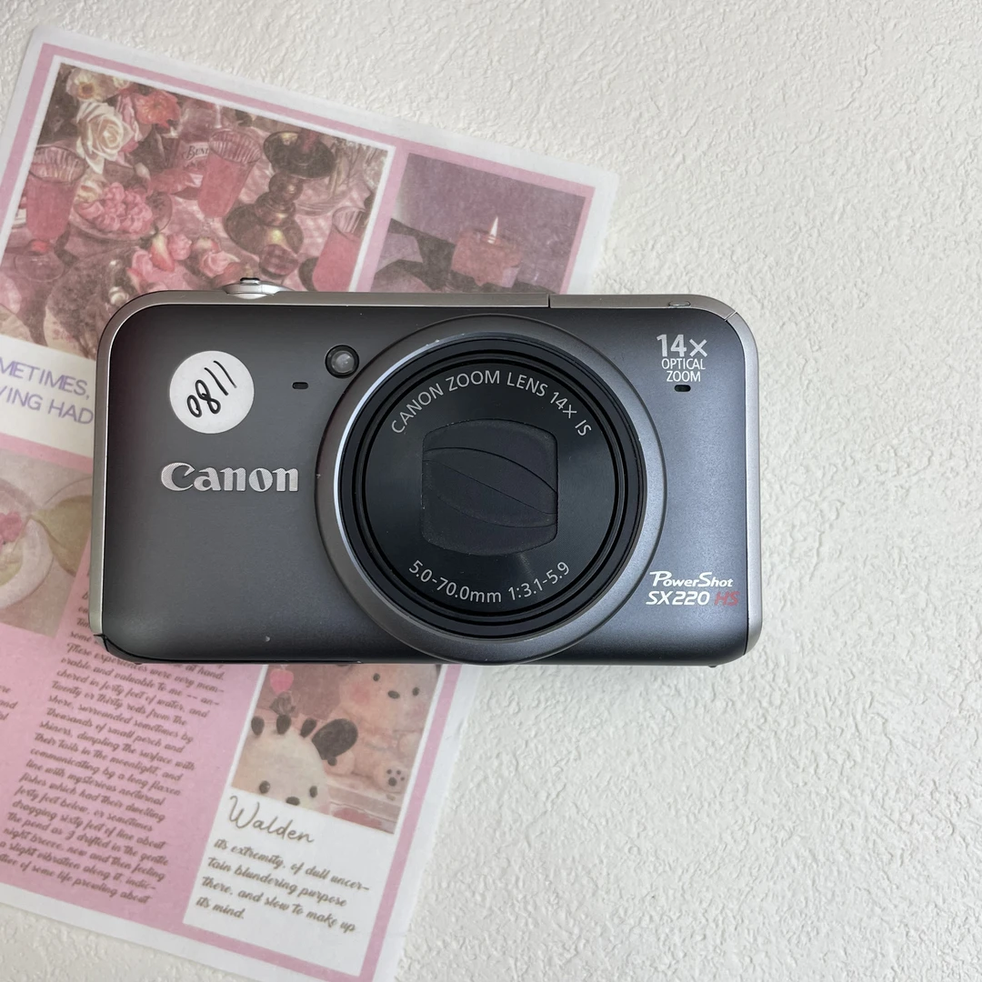 95新 Canon/佳能 佳能SX220HS 灰蓝色 小长焦光学防抖