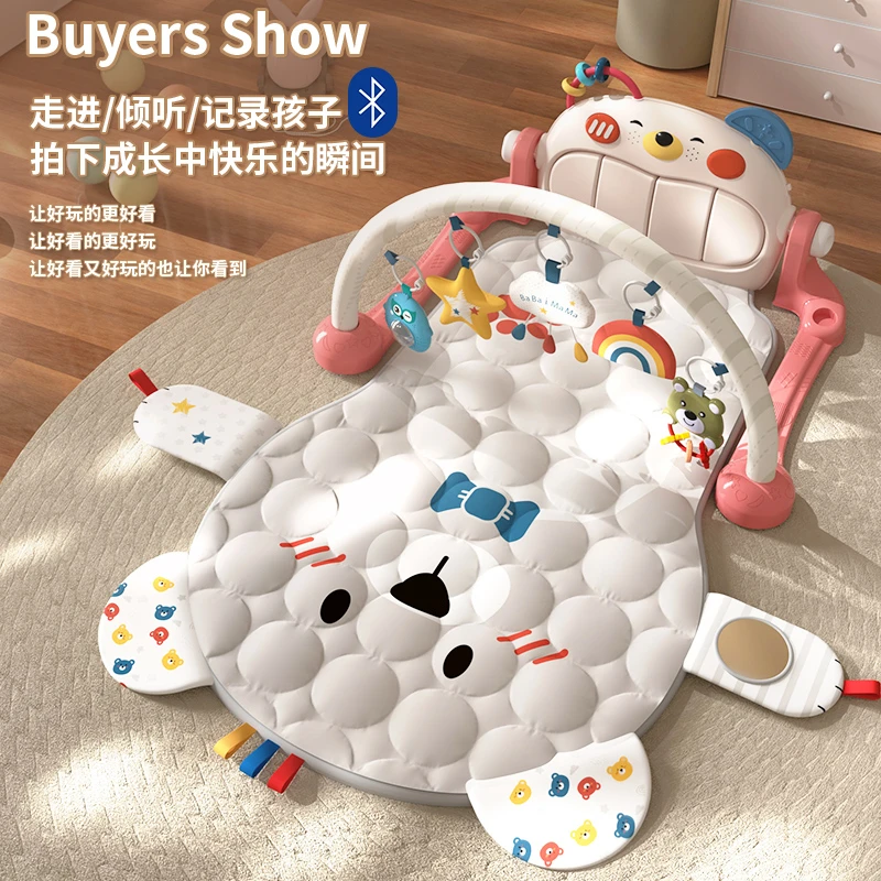 婴儿脚踏钢琴健身架音乐益智早教玩具推荐0-3岁男女婴宝宝专注力