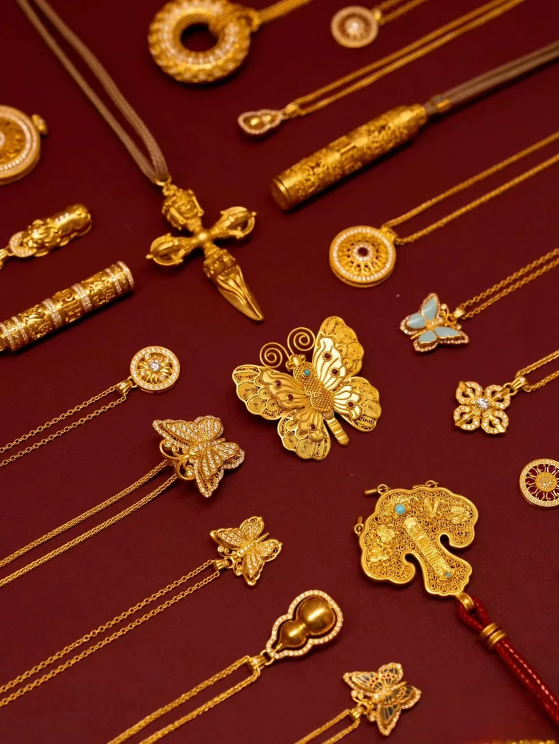 铜合金锆石吊坠 铜合金珐琅吊坠 主播代拆NO退NO换