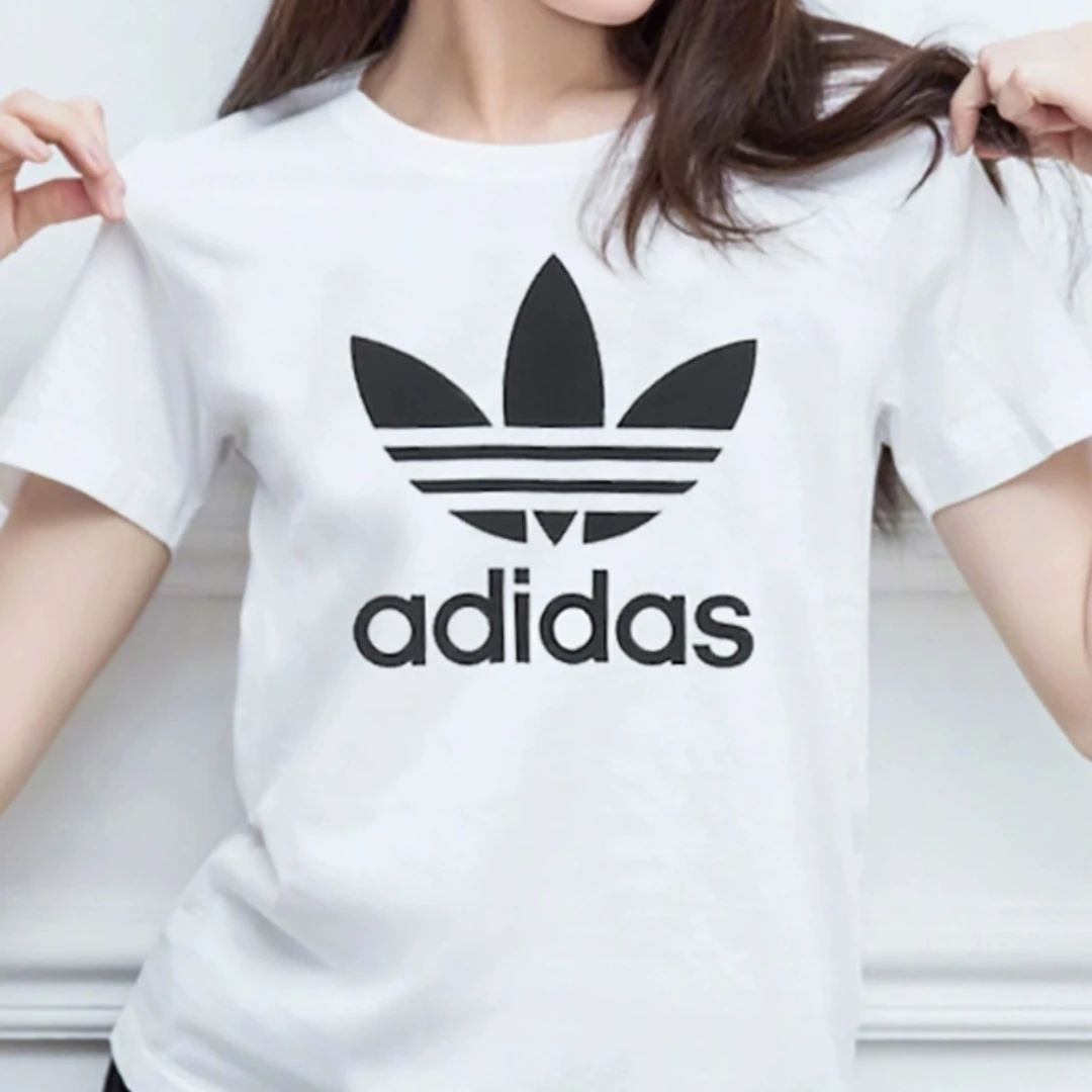 adidas/阿迪达斯休闲夏季女子半袖时尚圆领短T恤 GN2899  IP7086