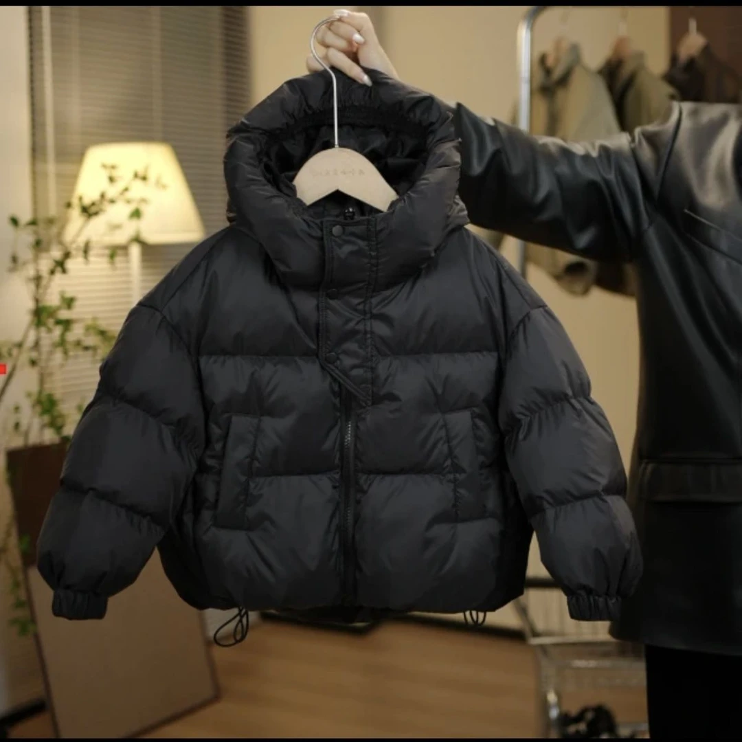 儿童冬装男童服宝宝洋气加厚面包服新款冬季男孩保暖外套