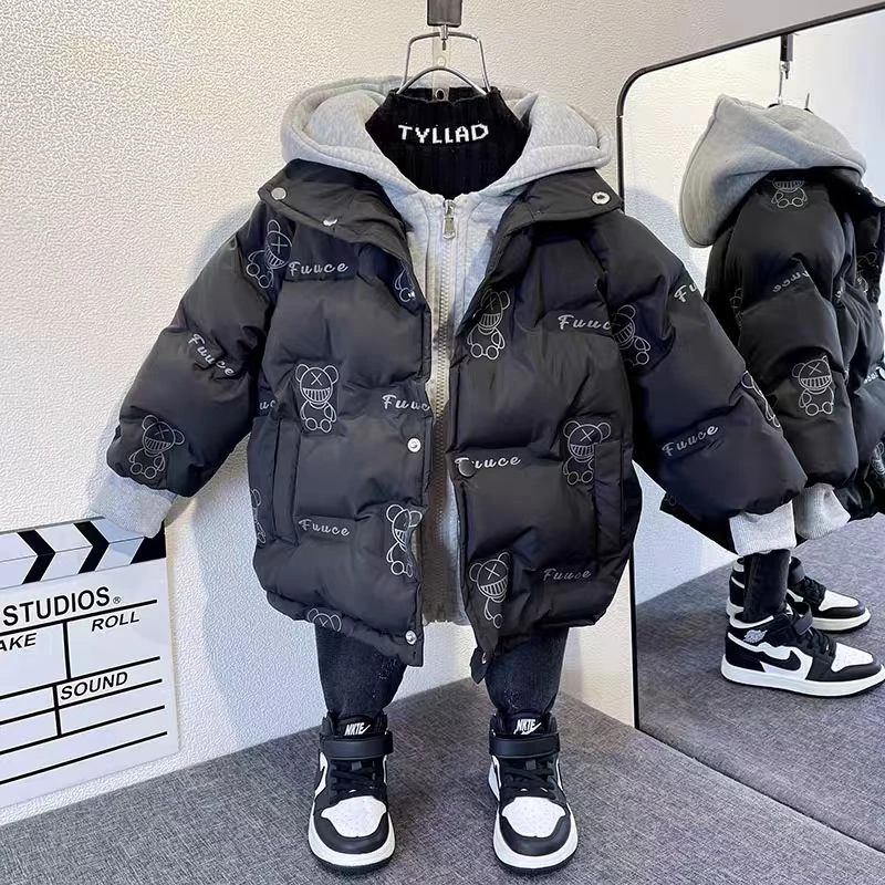 童装潮款Y男童羽绒服新款宝宝冬装袄洋气童装冬季儿童衣加厚外