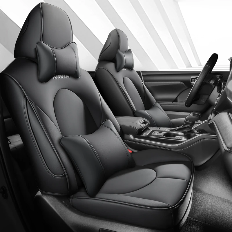 适用于丰田皇冠陆放专用座套四季汽车坐垫全包围座垫路放座椅套皮