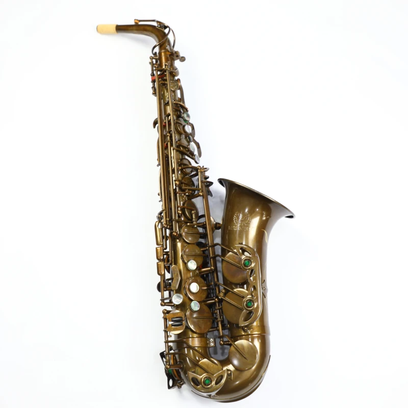 裸铜中音降E调萨克斯 专业演奏 初学者 零基础 考级 萨克斯（深色）