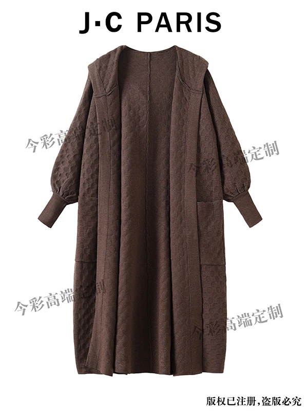 【今彩家】9027加厚秋冬连帽宽松欧货大冬季外套