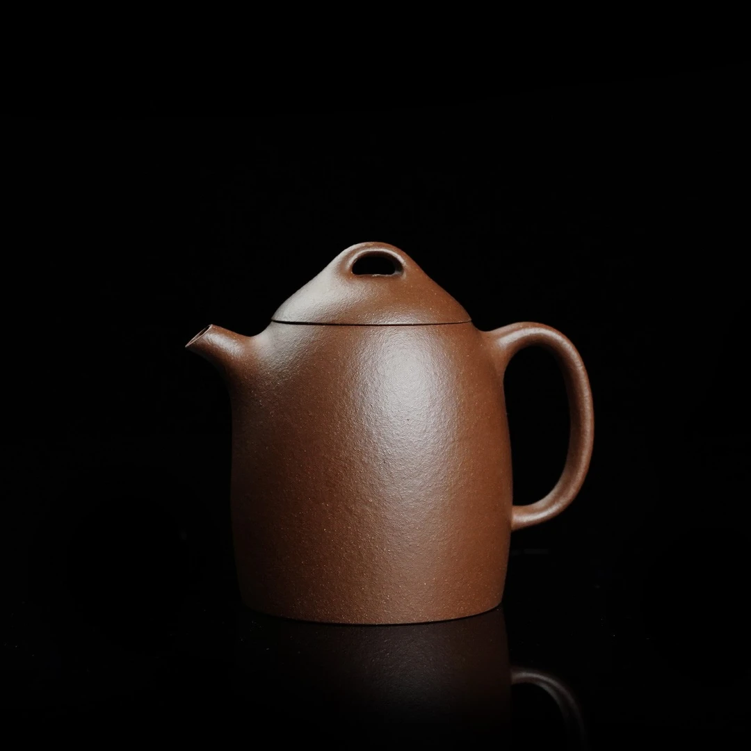 【云人访】玉成窑桂花砂 秦权壶130ml