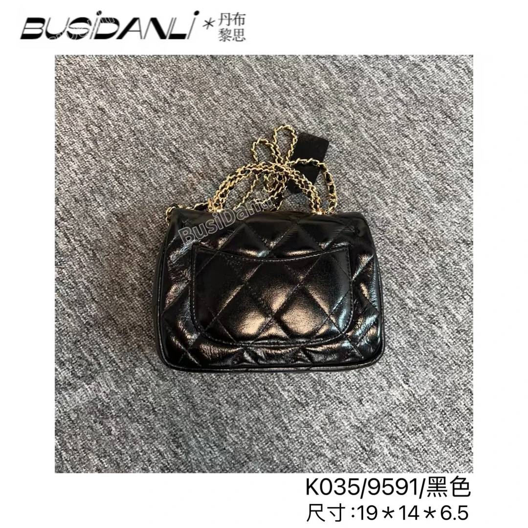 K035/9591/黑色BusiDanli高端定制链条包时尚百搭