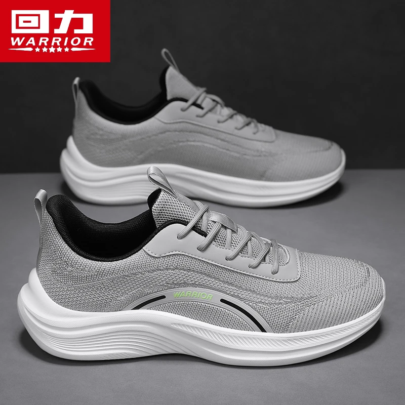 回力2025春秋新款男鞋时尚网鞋男款轻便百搭飞织鞋男士运动休闲鞋