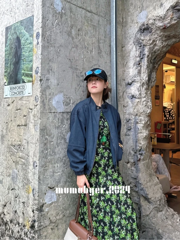 MUMUBYER·抗风小外套  复古美式工装风水洗褪染飞行员夹克衫