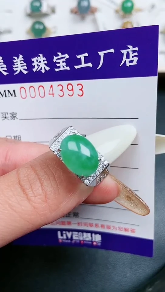 【闪购商品】翡翠颈饰银S925镶嵌4393