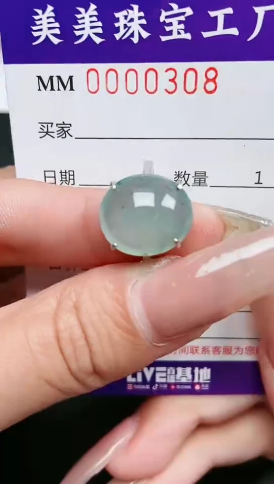 【闪购商品】翡翠颈饰银S925镶嵌0308
