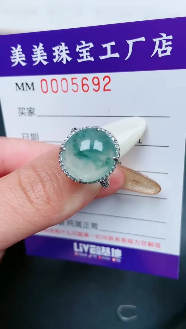 【闪购商品】翡翠颈饰银S925镶嵌5692
