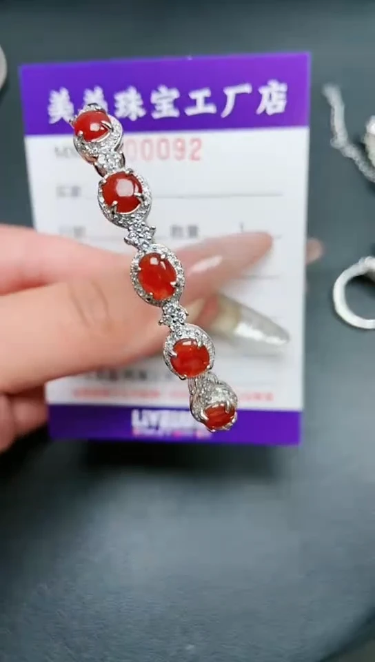 【闪购商品】翡翠颈饰银S925镶嵌0092