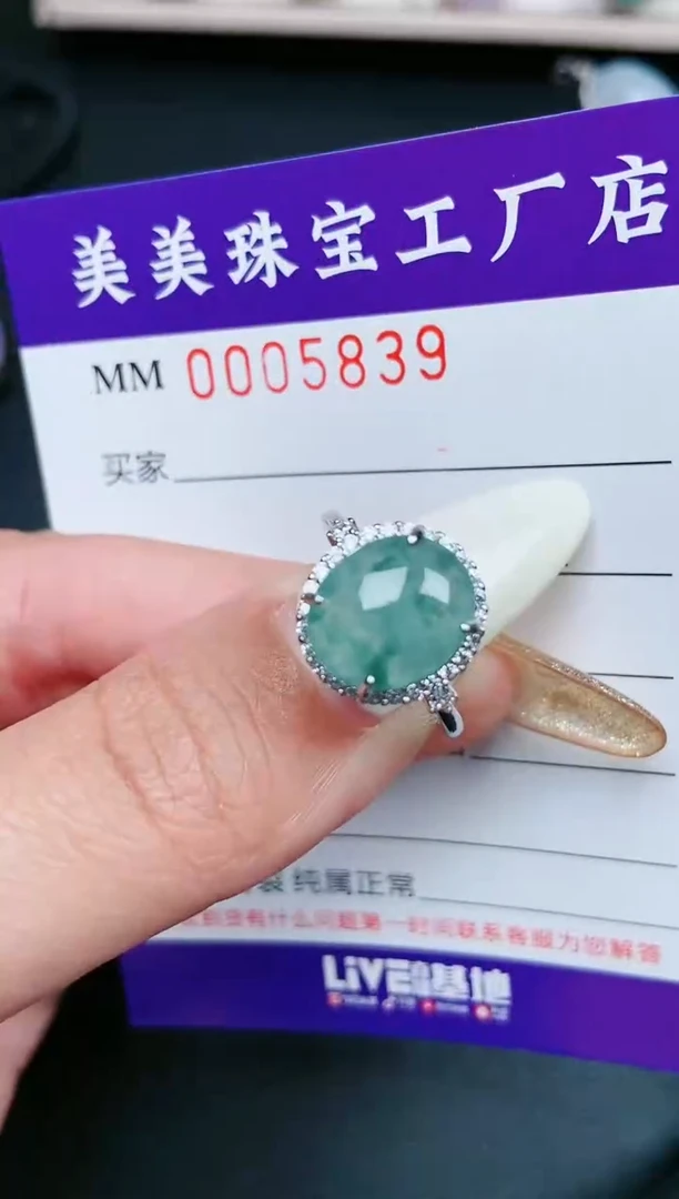 【闪购商品】翡翠颈饰银S925镶嵌5839