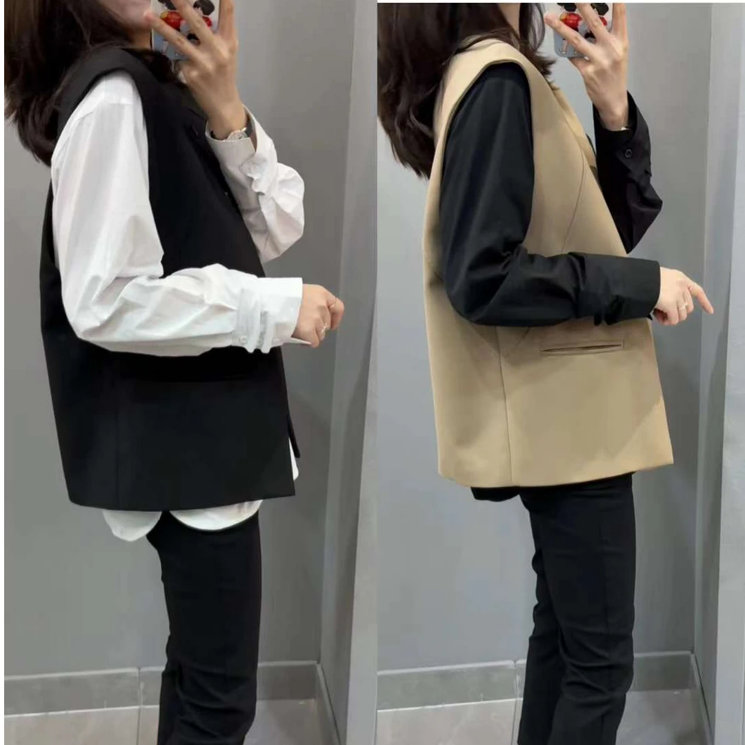 TY5 【西装马甲】欧货高级感显贵显质感的西装马甲(衣长64)