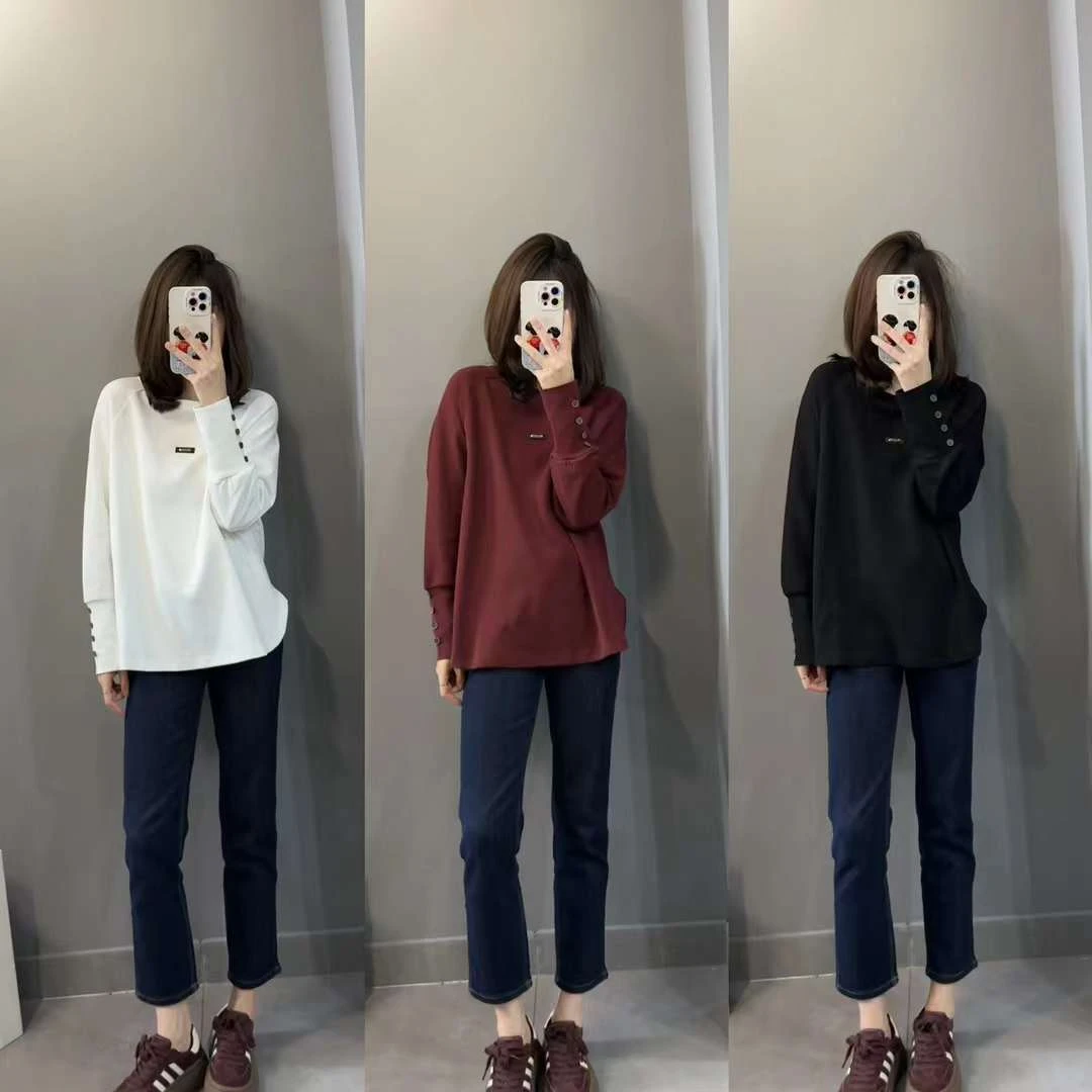 TY5【弧形大T】欧货潮牌显瘦弧形大T(衣长64)