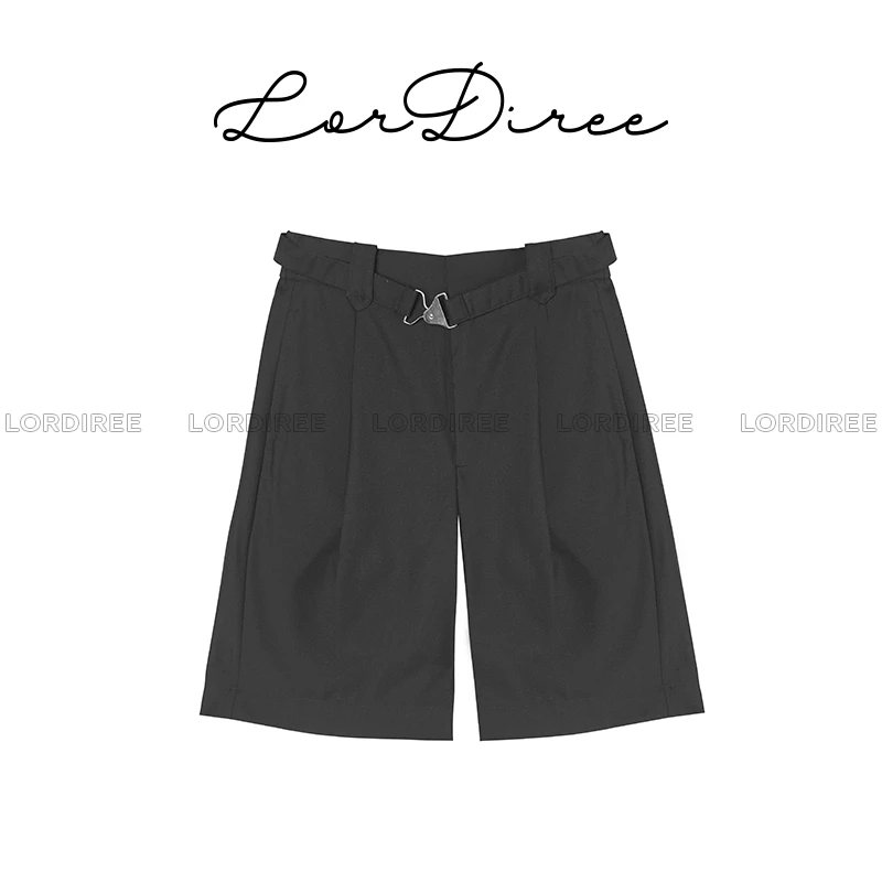 【LorDiree】2023新款夏季时尚简约设计师休闲短裤L23042808