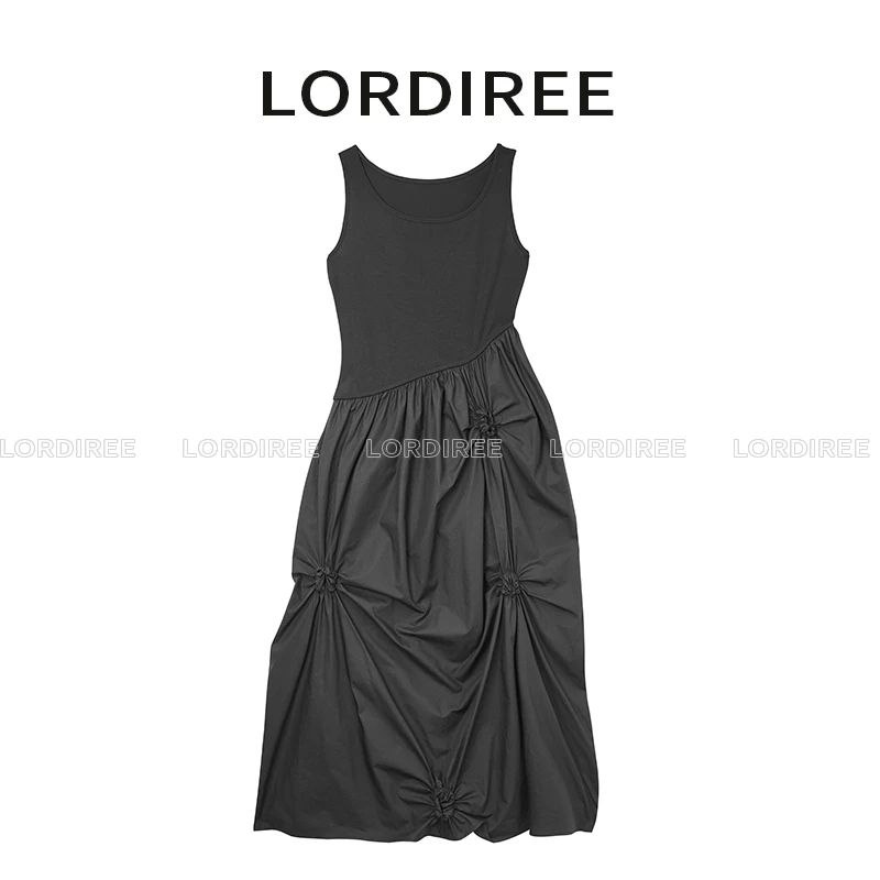 【LorDiree】2023新款夏季时尚轻奢气质显瘦百搭连衣裙L23040708