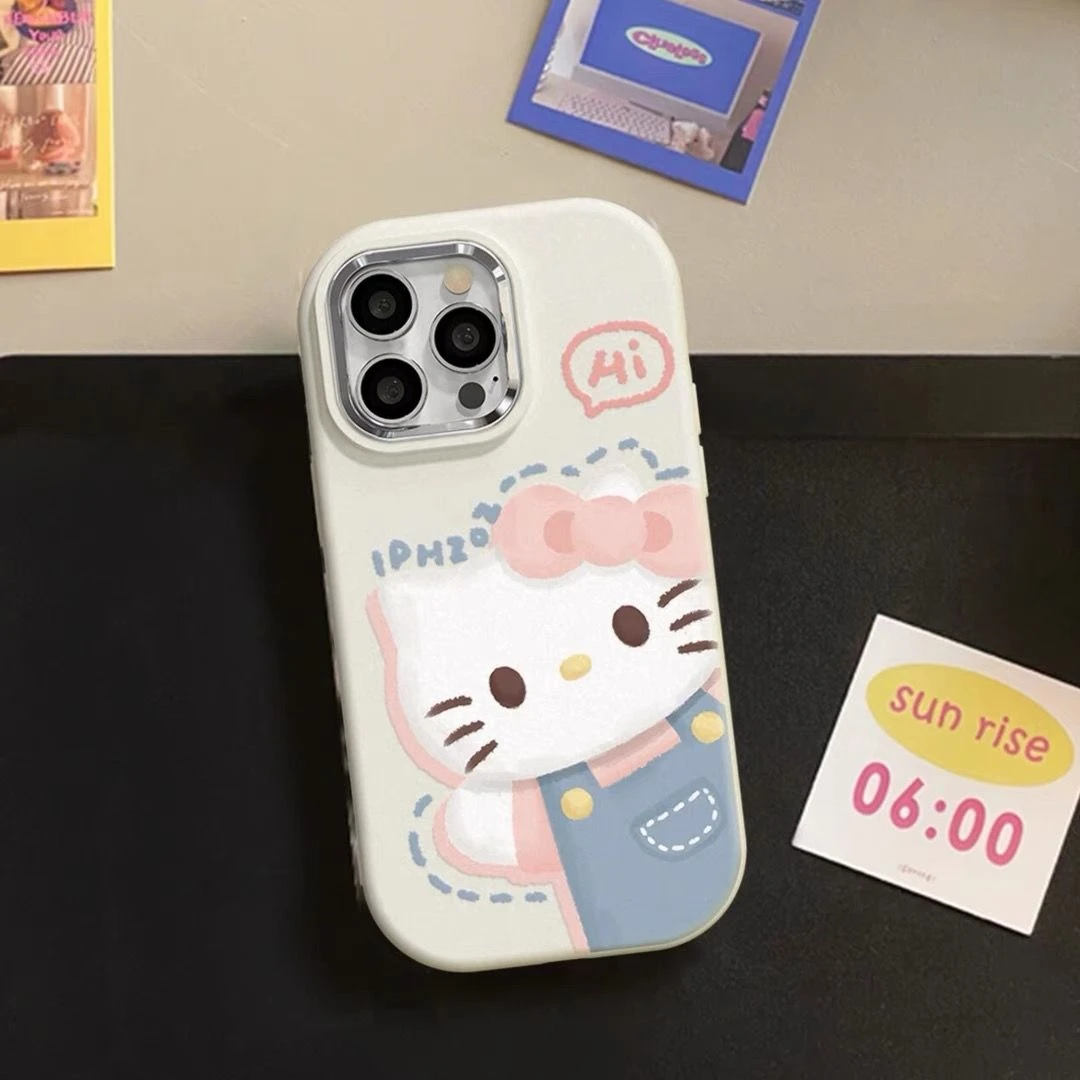 创意卡通苹果15/14/13promax手机壳12全包华为/vivo/小米/oppo女