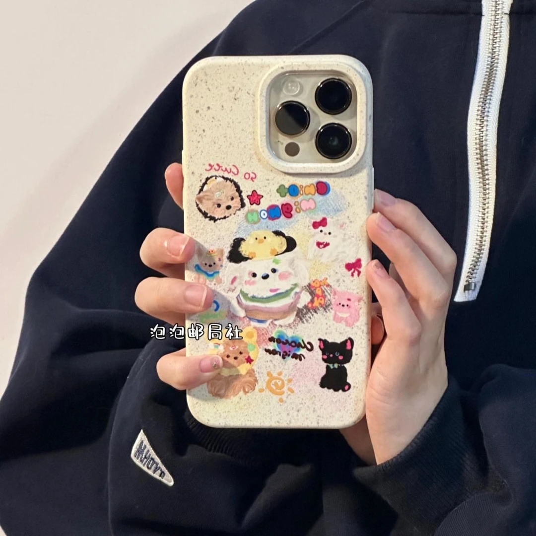 苹果华为vivo小米oppo手机壳女款iphone15/13/14软硅胶套华为荣耀