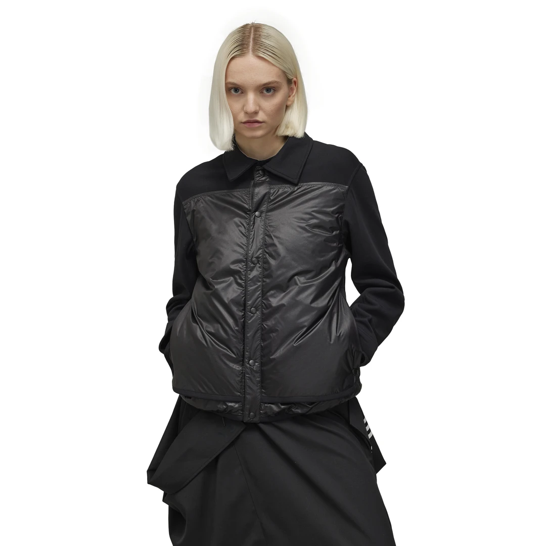 Y-3/Y-3（51-IW7479）黑色拼接轻薄保暖休闲时尚运动外套