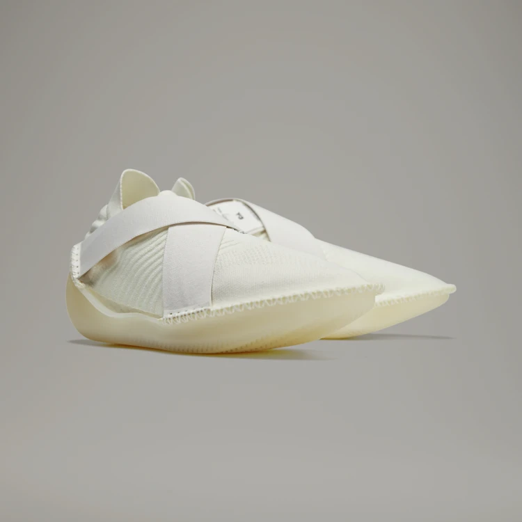 Y-3（38-ID1807）ITOGO白色优雅鞋boost中底透气织物绑带休闲鞋