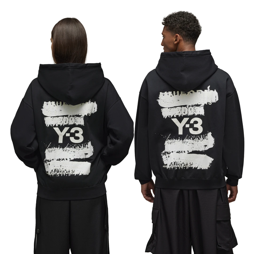 Y-3/Y-3（52-JN4882）后背LOGO时尚运动休闲连帽卫衣