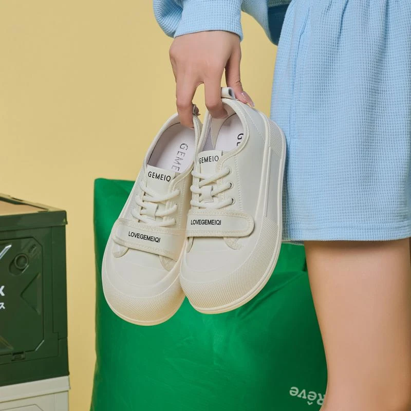 戈美其丑萌大头面包鞋女2023秋季新款透气百搭厚底爆款运动休闲鞋