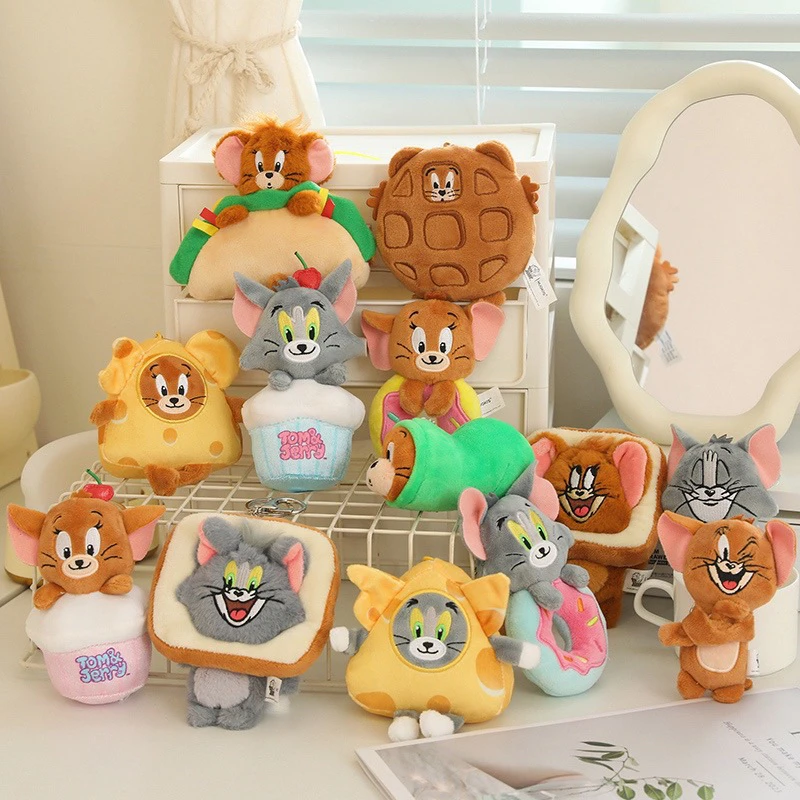 【正】猫和老鼠汤姆猫杰利鼠书包挂钥匙扣可爱毛绒挂礼物