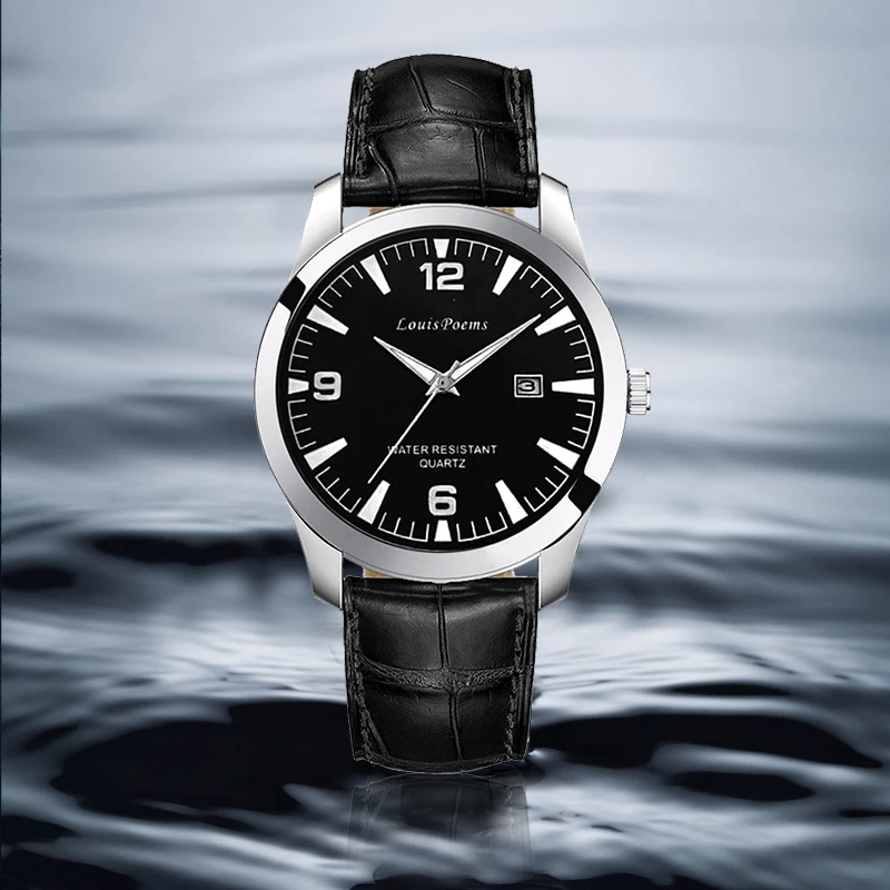 【粉丝福利】梦想家时尚潮流大气个性男士腕表日历款-保