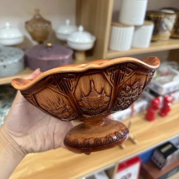 树脂八宝图案果盘