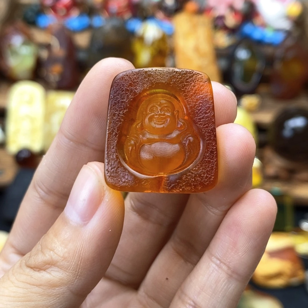 琥珀裸石未镶嵌琥珀