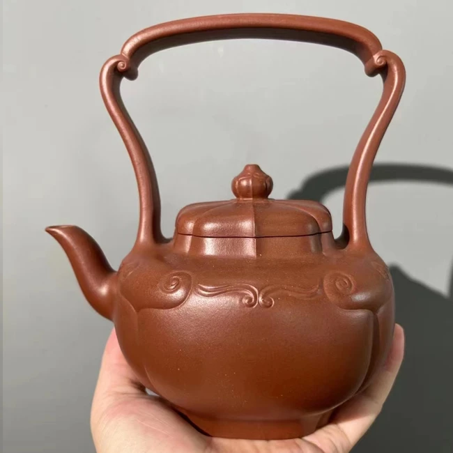 范伟群高徒 钱张荣 锦玉如意 提梁壶600cc底槽清 全手工