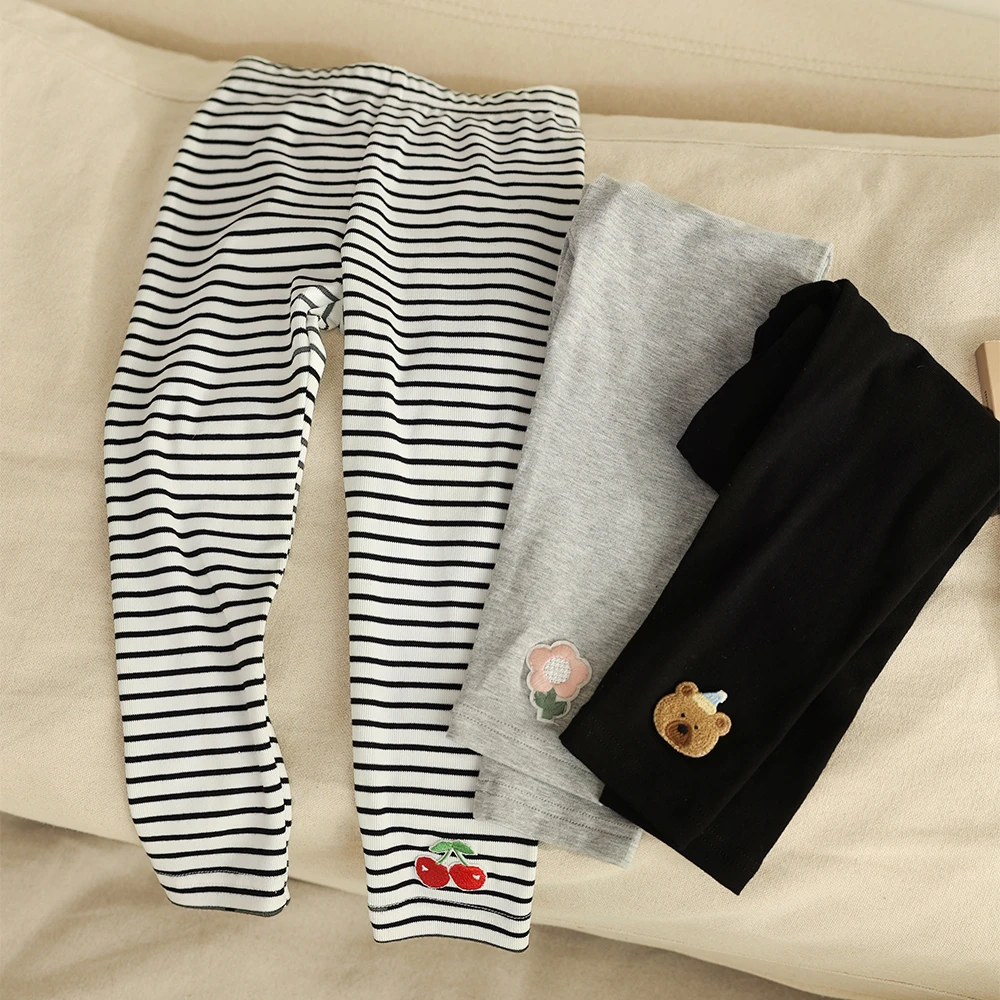 【年末收官】小O爸女婴童薄款女童休闲打底裤小童裤 FHQ41079 LUSON