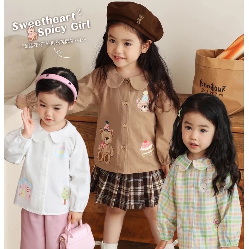 小O爸女婴童春秋洋气婴儿衬衫上衣 FHQ41070 LUSON