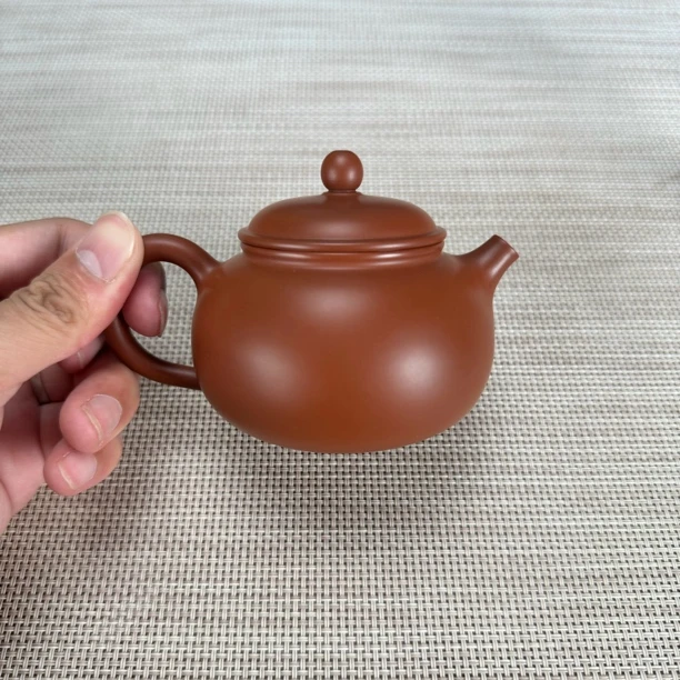 （复烧) 坭兴陶全手工原矿料 球孔容天壶150-180ml