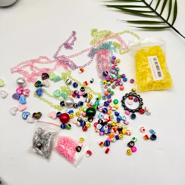 混搭款 儿童益智diy串珠制作卡通配件