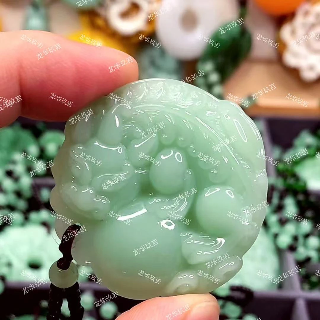 3.浅绿霸王貔貅抱宝经典款