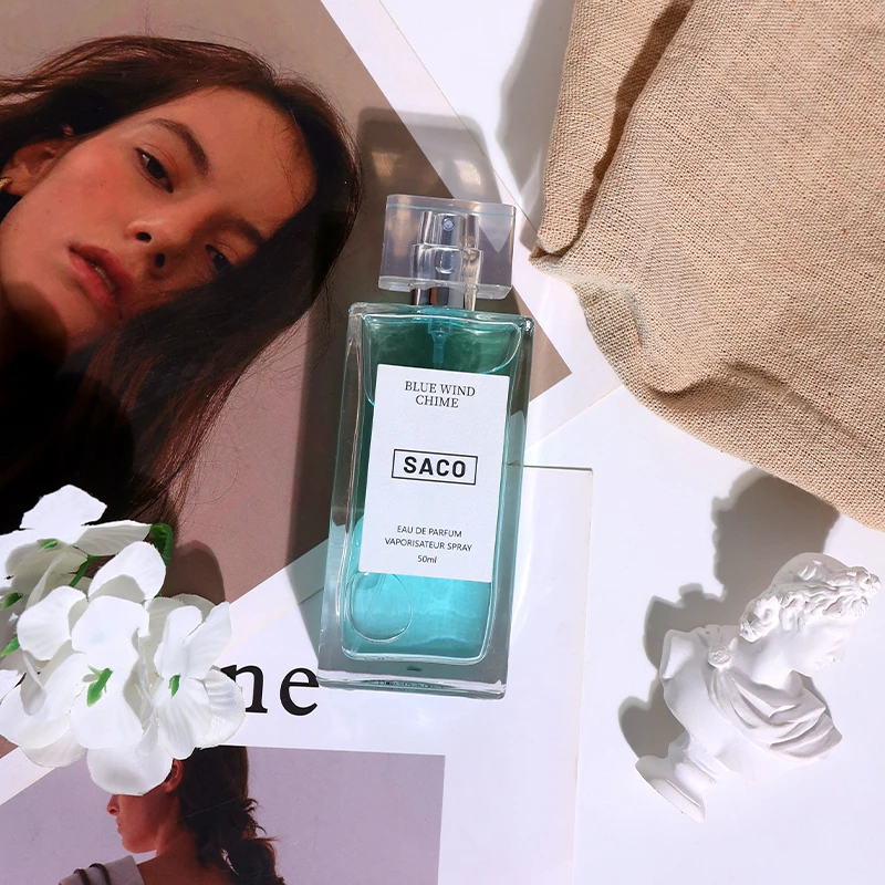 【蓝风铃】男士女士持久留香淡香清新淡雅高级香水蓝色中性 50ml