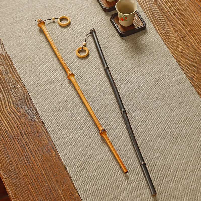 竹茗堂 竹鞭竹条教师专用教鞭家用戒尺教学棍指挥棒舞蹈把玩收藏
