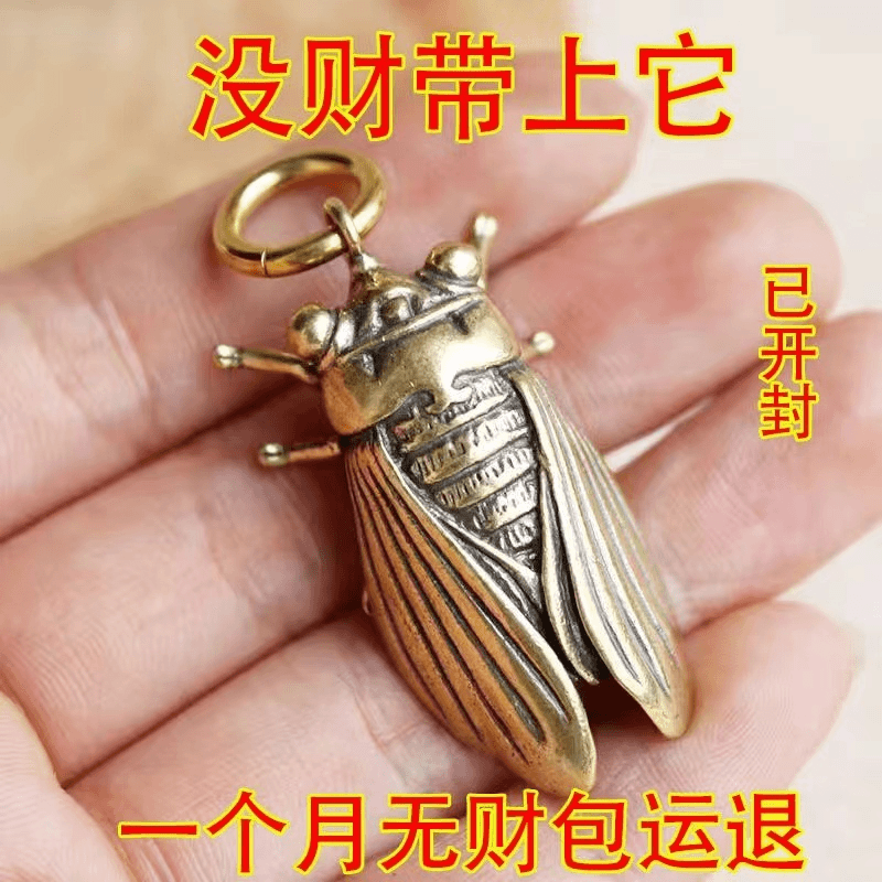 【请一个】买彩打牌豪运连连男女招运进财转运知了自用送人创意礼物