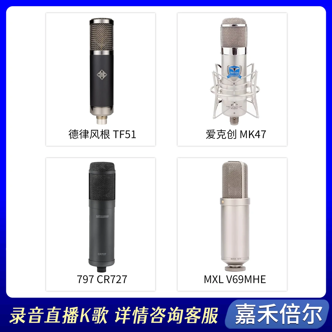 【情叔严选】电子管话筒！专业录音直播K歌翻唱配音电子管麦克风