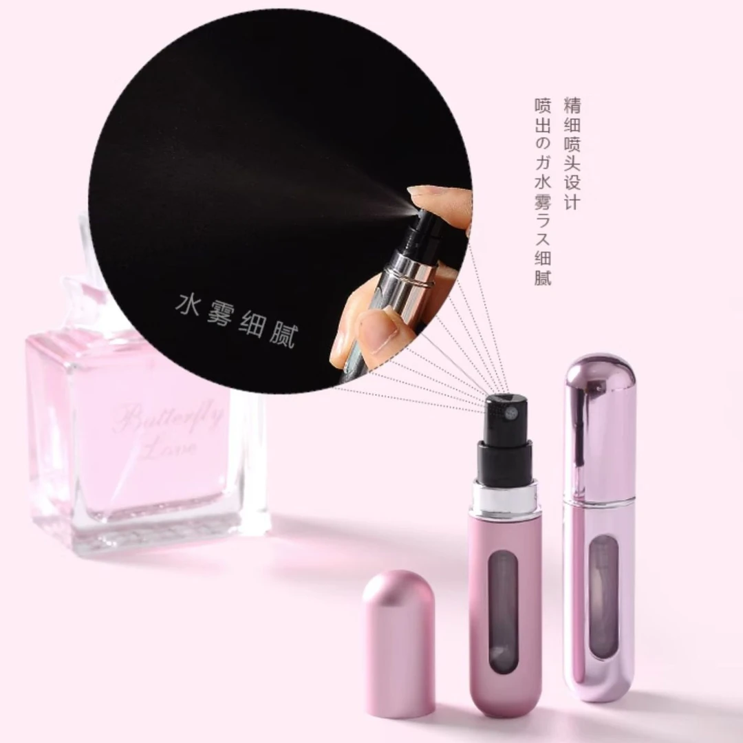 高端香水分装瓶底部充装香水瓶便携旅行分装器喷雾瓶空瓶香水瓶子