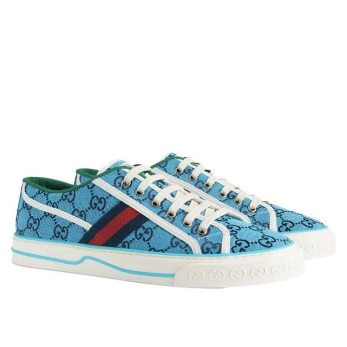 全新未使用 GUCCI/古驰 古驰 GUCCI 蓝色1977tennis系列 大全套