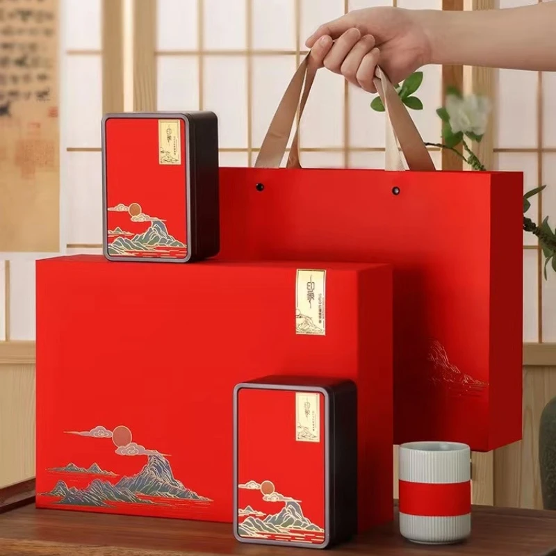 茶叶空礼盒外包装/无茶叶/送人单独拍/单拍无效