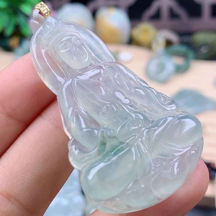 【闪购商品】翡翠颈饰未镶嵌翡翠吊坠