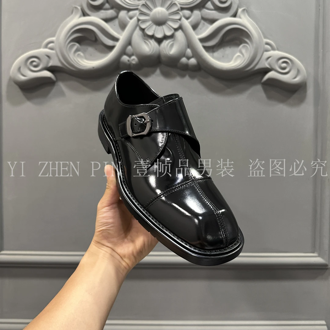 【壹帧品】''霸气外露''猛男方头皮鞋绅士英伦风商务休闲男士皮鞋