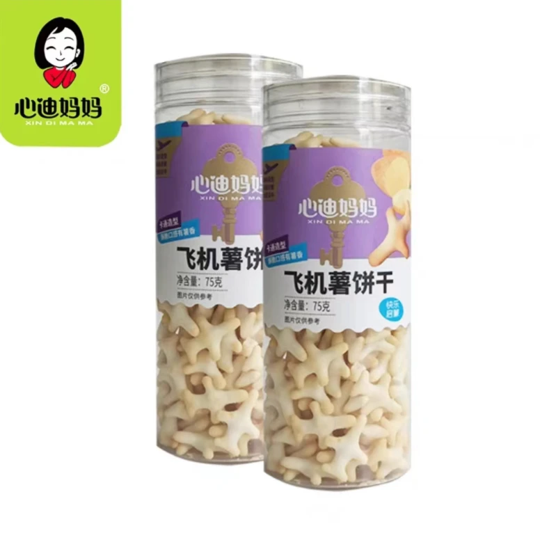 心迪妈妈75g飞机薯饼干2592