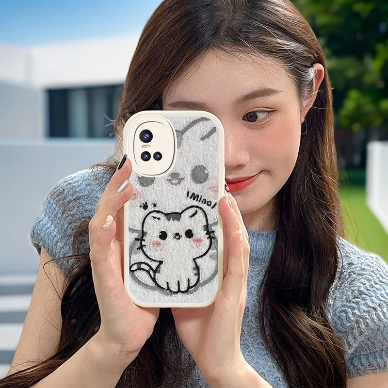 适用vivo s10软硅胶手机壳女款可爱全包防摔ins卡通网红白色情侣